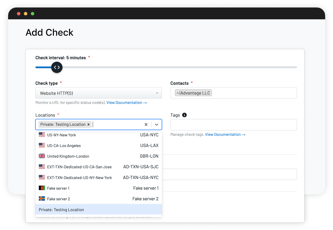 secure internal monitoring